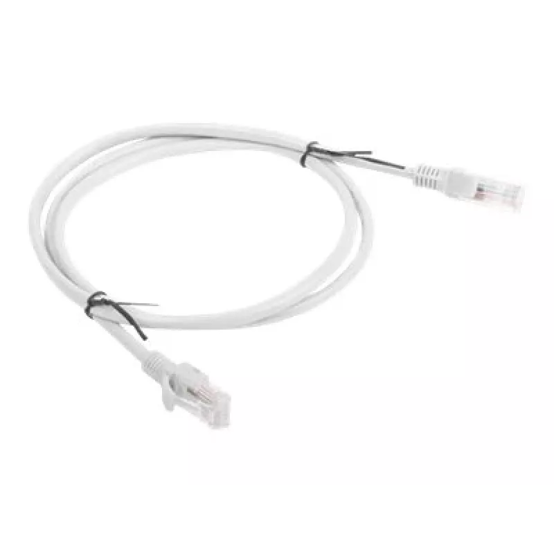 LANBERG Cat6 U/UTP RJ-45 tinklo kabelis PCU6-10CC-0100-S, 1 m, pilkas