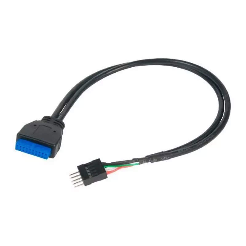 Vidinis USB laidas Akasa AK-CBUB36-30BK