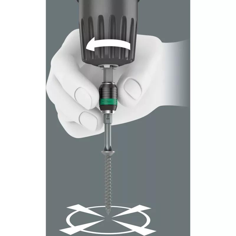 Bitholding screwdriver Wera 816 R su greito atleidimo griebtuvu Rapidaptor
