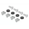 DIN bėgelio panelė DeLOCK 67031 Juoda Metalinė 19 colių 482,6 mm