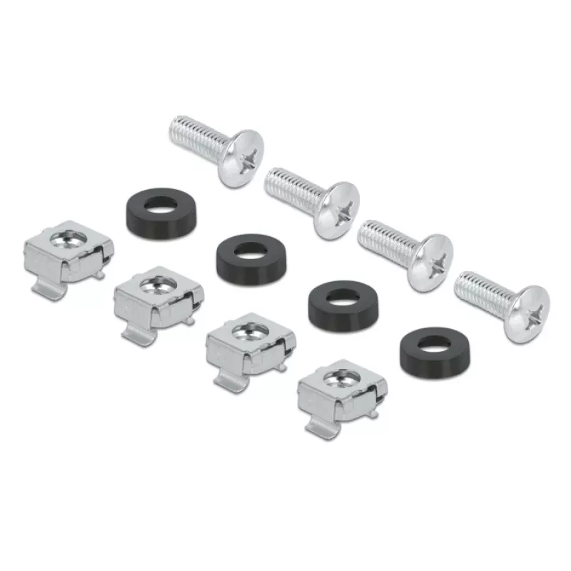 DIN bėgelio panelė DeLOCK 67031 Juoda Metalinė 19 colių 482,6 mm