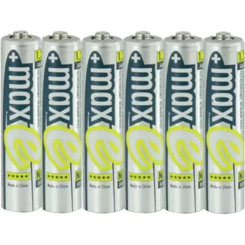Ansmann 4+2 nemokamai įkraunamos baterijos maxE Micro AAA 800 mAh