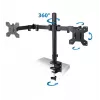 Esperanza ERW018 stalinis laikiklis dviem monitoriams 10-27'' iki 8kg