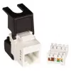Ethernet Cat6 neekranuotas Flip Jack Lanview LVN128143 — RJ45 keystone modulinis įdėklas