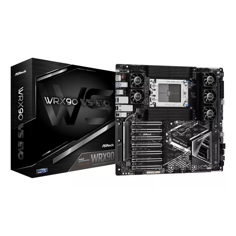 ASRock WRX90 WS EVO pagrindinė plokštė AMD WRX90 Socket sTR5 EEB