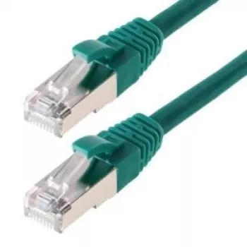 Tinklo kabelis Helos CAT6 S/FTP (PIMF) 7,5 m žalias