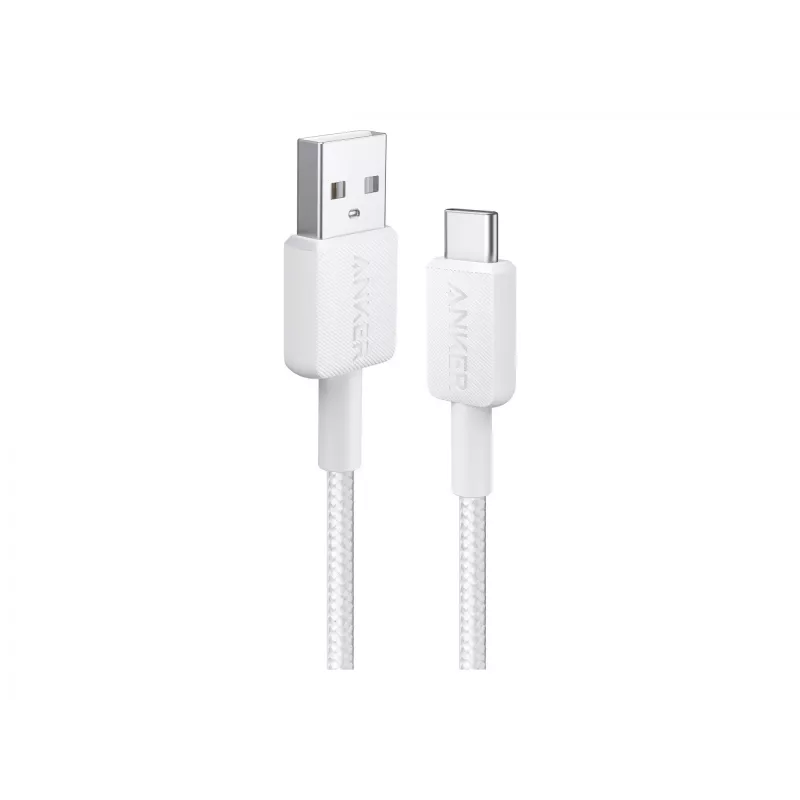USB A–USB C laidas Anker A81H5G21 — 0,9 m, baltas