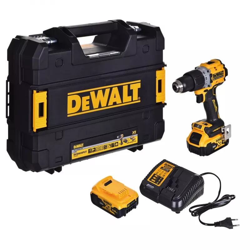 GRĄŽTAS-SUKTUVAS Dewalt DCD805P2T 18V 2X5,0AH BL Tstak