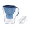 Vandens filtravimo ąsotis BRITA Marella 2,4 L su 3 Pure Performance kasetėmis, Maxtra Pro, mėlynas