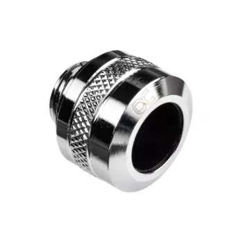 Jungtis Alphacool 17470 — žalvarinė chromuota vandens aušinimo jungtis, skirta PC, aukštis 20 mm, svoris 23 g