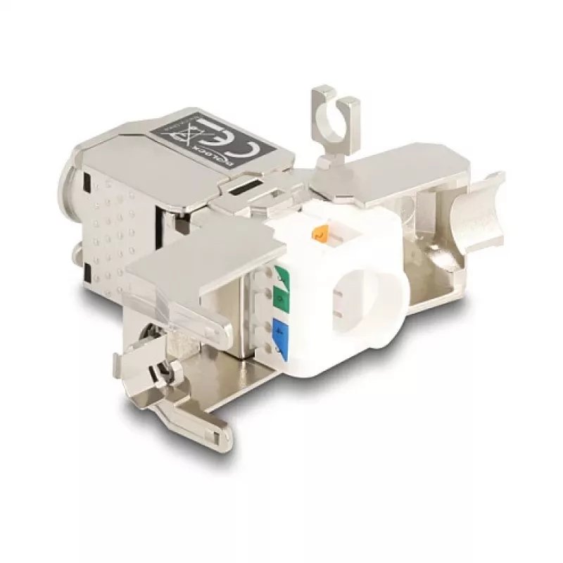 Tinklo kabelio jungtis DeLOCK 88198 LSA į LSA Cat.6A STP 31,6 mm nerūdijantis plienas