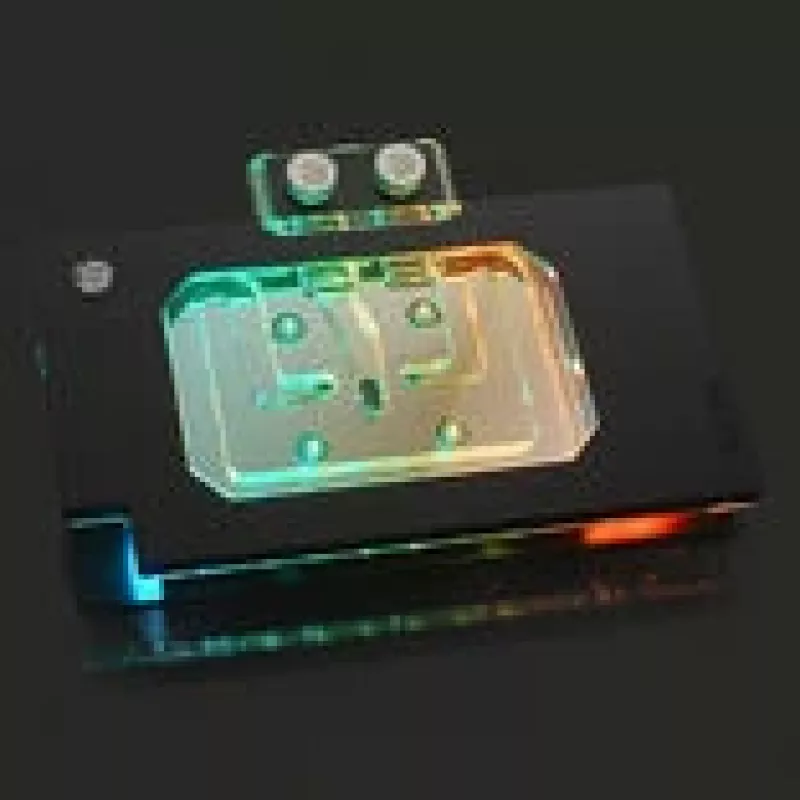 Vandens bloko radiatorius BitsPower NEBULA V2 TUF Gaming RTX 5090, ARGB, akrilas, juodas