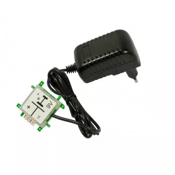 ALLNET ALL-BRICK-0221 maitinimo šaltinis ir įtampos keitiklis vidaus patalpoms, juodas