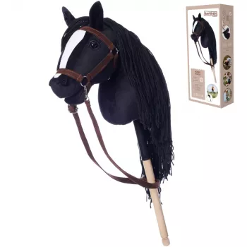 Horse on a stick HOPPIHORSE Hobby Horse A3 Juoda