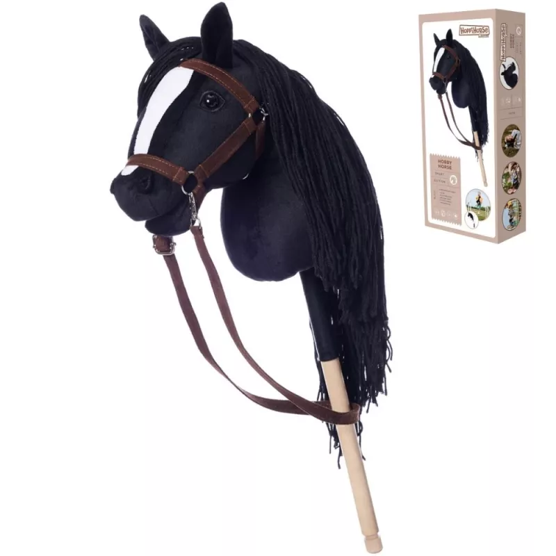 Horse on a stick HOPPIHORSE Hobby Horse A3 Juoda