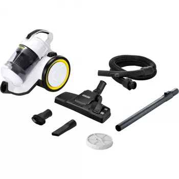 Cikloninis dulkių siurblys Karcher VC 3 — sausas valymas namuose, 700 W, 0,9 L be maišelio, HEPA 13, teleskopinis vamzdis, 1,5 m žarna