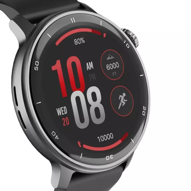 Išmanusis laikrodis Stelio STSWA101BK Activ GPS 46mm juodas