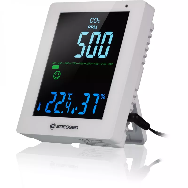 Oro kokybės matuoklis Bresser Optics 7004020GYE000 CO2 Temperatūra 0-50°C