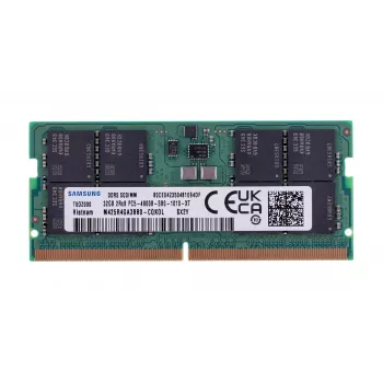 Nešiojamojo kompiuterio atminties modulis Samsung DDR5 32 GB 4800 MHz 262 kontaktų SO-DIMM 1,1 V CAS40