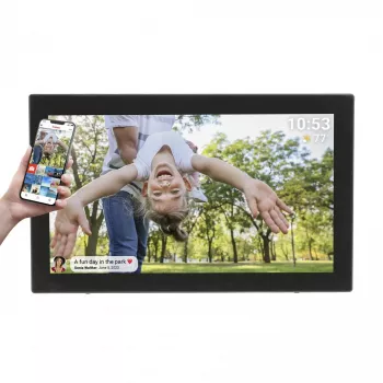 Skaitmeninis nuotraukų rėmelis Denver PFF-2160 21.5 colio jutiklinis ekranas Wi-Fi 32GB