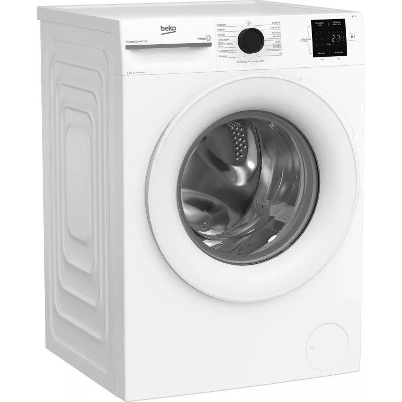 BEKO BM1WFU38225WW skalbimo mašina b100 8kg 1200 aps./min AquaWave Balta