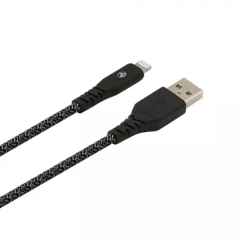 USB-to-Lightning duomenų laidas Tellur TLL155481 2.4A 1 m nailoninis juodas