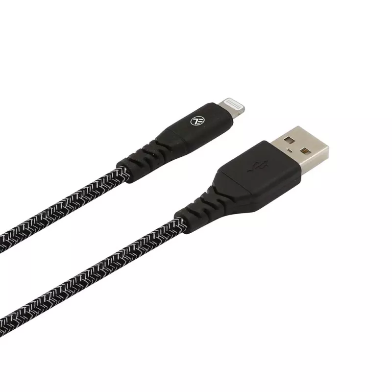 USB-to-Lightning duomenų laidas Tellur TLL155481 2.4A 1 m nailoninis juodas