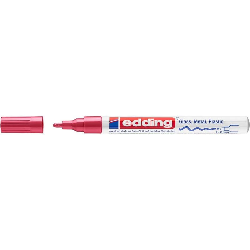 Marker Edding 751 raudonas