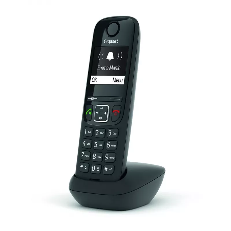 Analoginis / DECT telefonas Gigaset AS690HX belaidis ragelis Skambintojo ID juoda