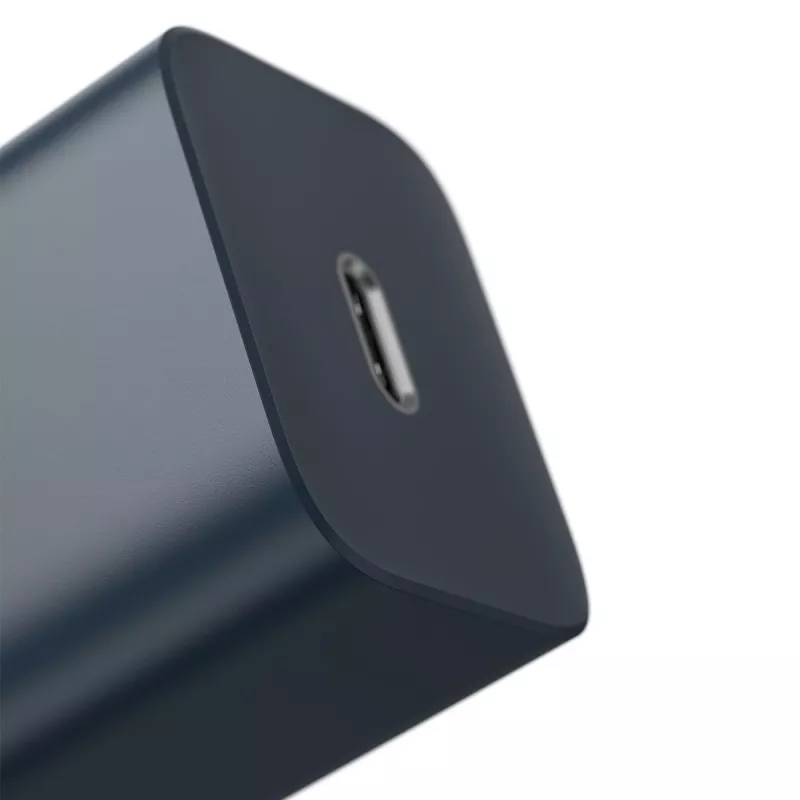 Baseus Super Si maitinimo adapteris su USB-C į Lightning laidu 20W Mėlynas