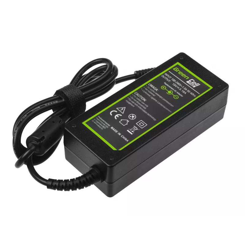 Green Cell AD20P maitinimo adapteris / inverteris Vidinis 60 W Juoda
