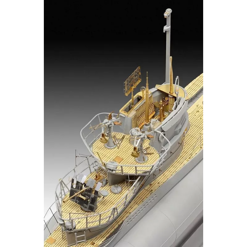 Plastikinis modelio rinkinys REVELL vokiečių povandeninis laivas Type VII C/41 1/72 mastelis