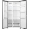 Gorenje HZF55082 NRS917E41XWD G400, Pastatomas, Amerikietiškos durys, Pilka, 2 durys (-ų), Jutiklinis, LED