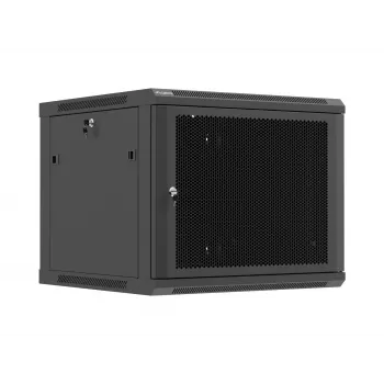 19 colių 9U 600x600 juodas montuojamas spintoje stovas