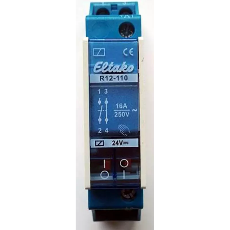 Eltako R12-110-24V DC perjungimo relė 1S+1 NC 16A 22110055