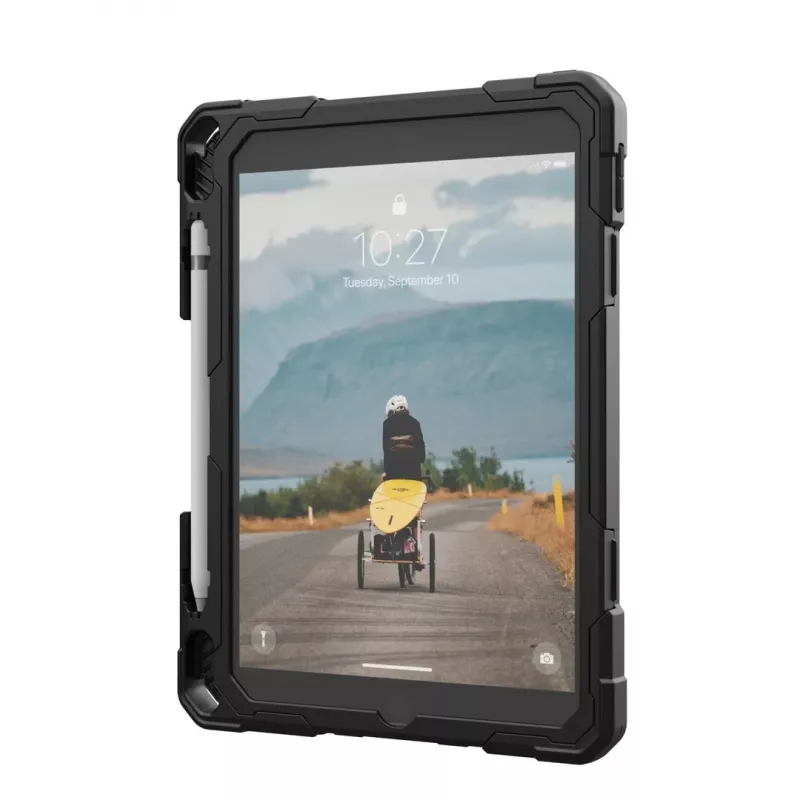 Planšetės buferinis dėklas Urban Armor Gear Plasma Healthcare, skirtas Apple iPad 10,9 colio (10-os kartos, 2022 m.) — 27,7 cm, stovo režimas, 0,49 kg