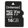 ATMINTIES MIKRO SDHC 16 GB C10/Su adapteriu 3433470 INTENSO