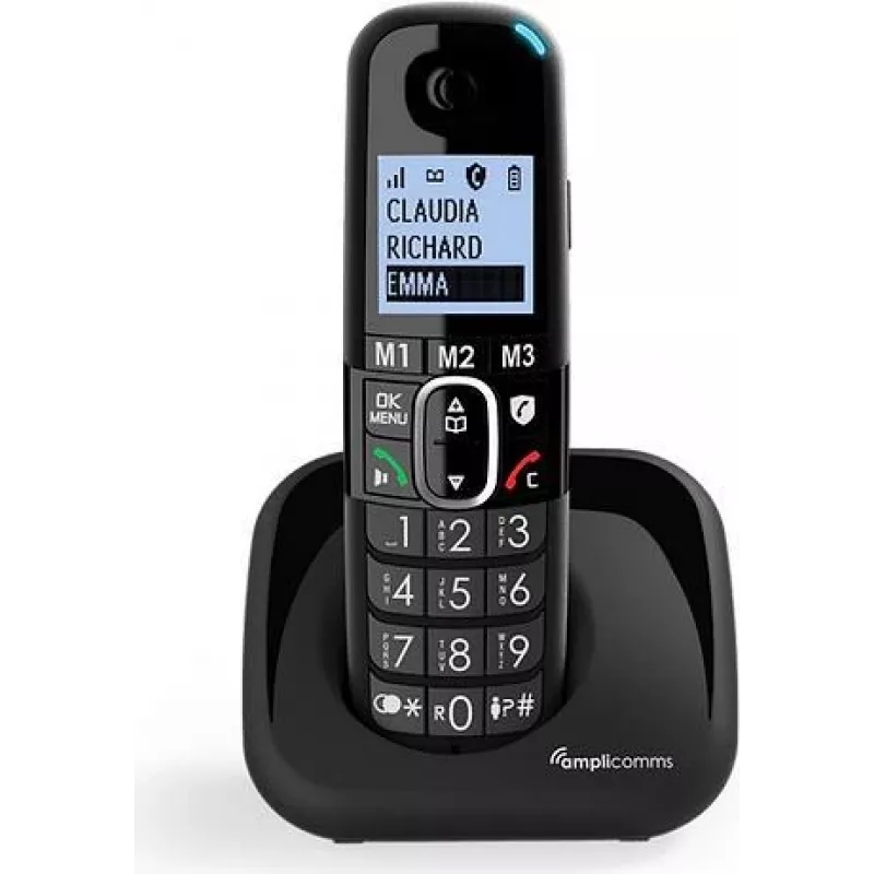 amplicomms BigTel 1500 DECT-Telefon Anrufer-Identifikation Juoda (ATL1423327)