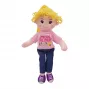 TULILO Olivia skudurinė lėlė 40 cm — minkštas medžiaginis žaislas, tinkamas vaikams