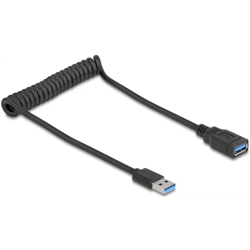 USB kabelis DeLOCK 90367 0.6 m USB A juodas
