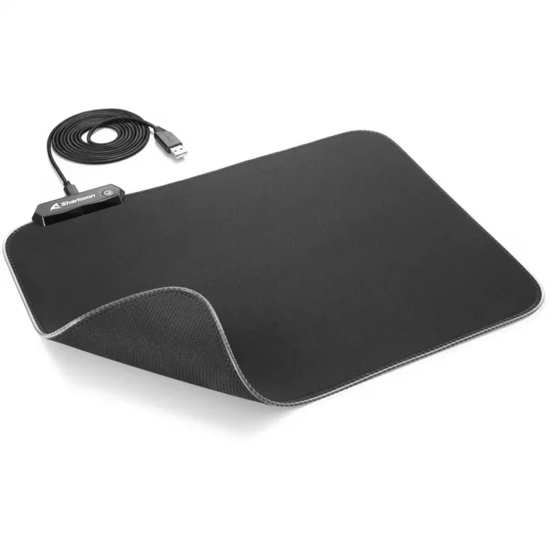1337 RGB V2 Gaming Mat 360, Gaming Mouse Pad juoda