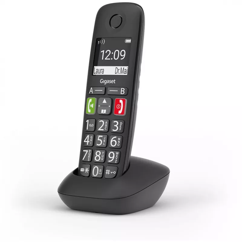 Gigaset Hearing Aid.DECT E290HX juoda papildoma