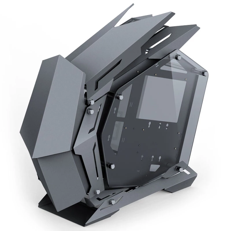 Jonsbo MOD3 Mini Micro-ATX bokšto vitrina, grūdintas stiklas - pilka - bokštas