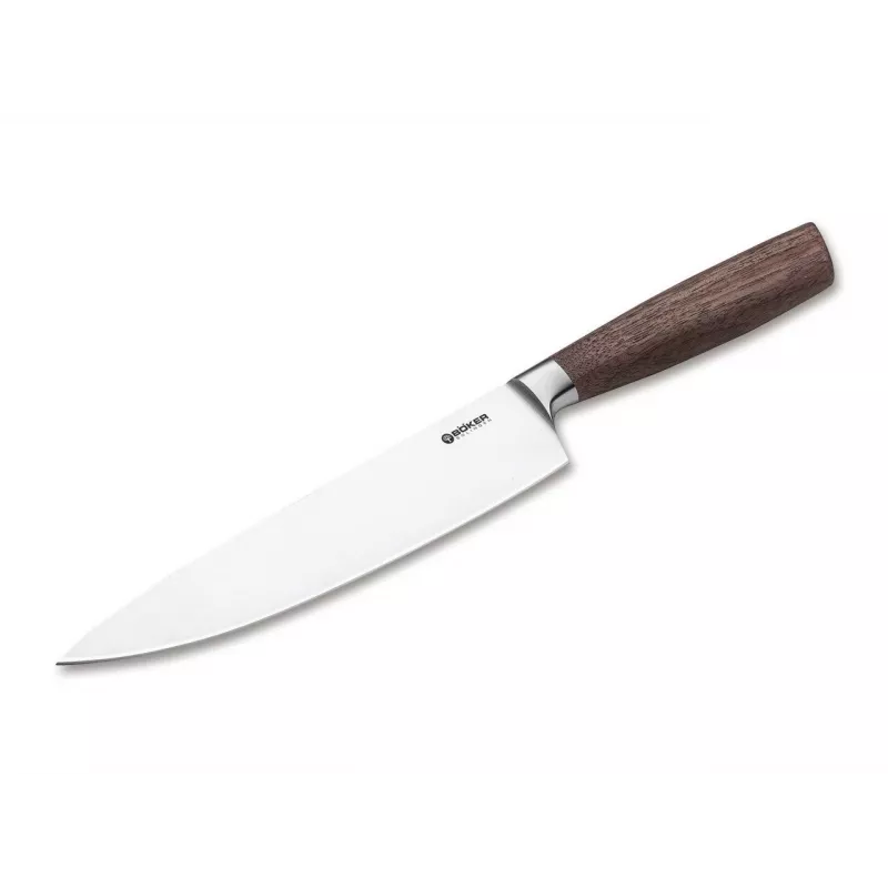 Virtuvės šefo peilis boker Solingen Core Riešutmedis 21 cm ašmenys