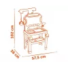 Vaikų dirbtuvių žaislas SMOBY Bricolo Builder 7600360741 - Statybinių įrankių rinkinys vaidmenų žaidimams