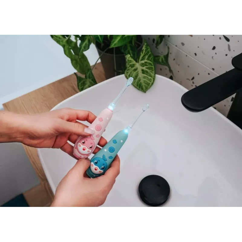 Concept ZK3010 Sonic elektrinis dantų šepetėlis vaikams 1–5 m. Rožinis