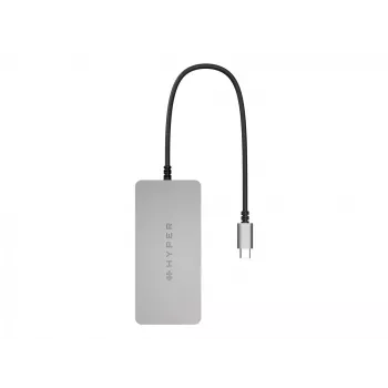 HYPER HDMB2 sąsajos šakotuvas USB 3.2 Gen 1 (3.1 Gen 1) Type-C 5000 Mbit/s nerūdijantis plienas