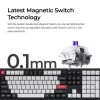 Mechaninė klaviatūra Keychron Q6H-M1 belaidė RGB Carbon Juoda