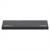 Manhattan 4K@60Hz 8 prievadų HDMI skirstytuvas su sumažinimo funkcija, padalijantis vieną HDMI įvestį į aštuonis HDMI išvestis (1x8), 18G, EDID jungiklis sumažinimui, juodas