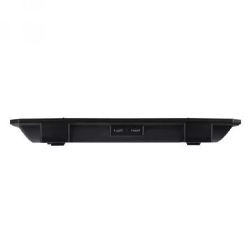 Nešiojamojo kompiuterio aušinimo padėklas THERMALTAKE CL-N002-PL12BL-A su 12 cm ventiliatoriumi, aliuminis ir plastikas, 390×277,5×49,3 mm, 1000–1300 RPM
